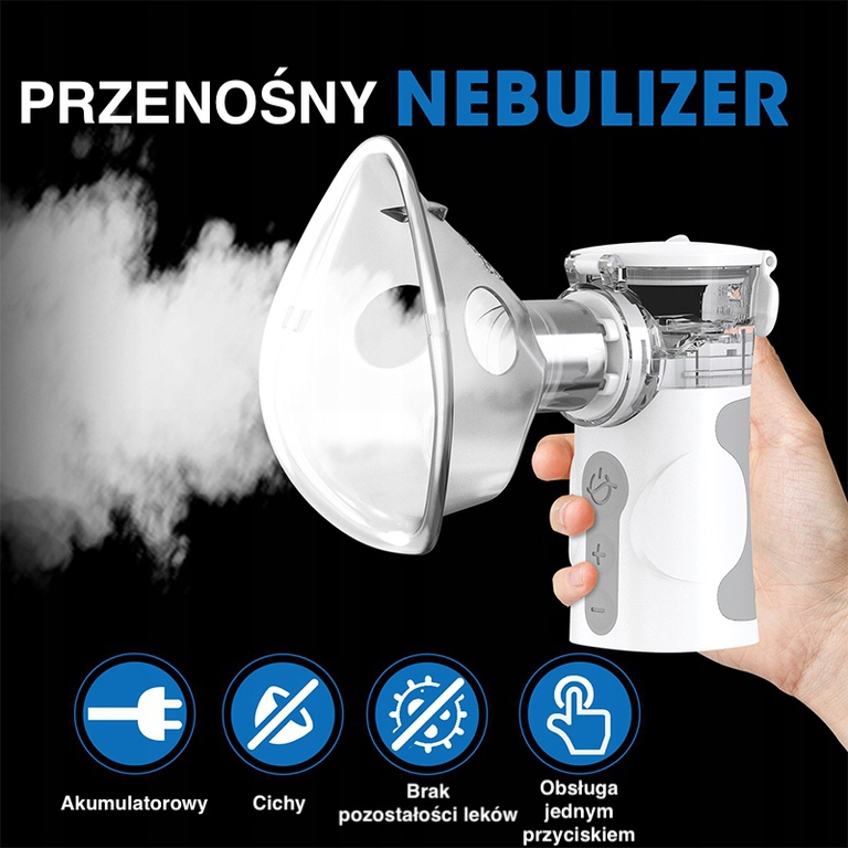 Nebulizator inhalator medyczny siatkowy Mesh AirForce